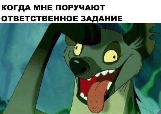 КОГДА МНЕ ПОРУЧАЮТ ОТВЕТСТВЕННОЕ ЗАДАНИЕ