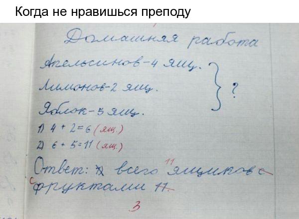 Ко да не нравишься преподу