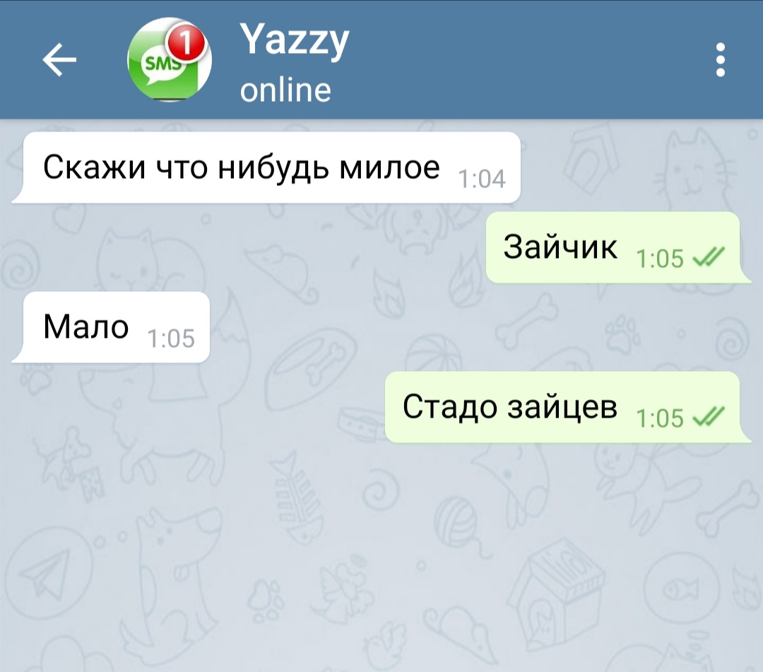 Скажи что нибудь милое зайчик 05 Мало 105 Стадо зайцев 05
