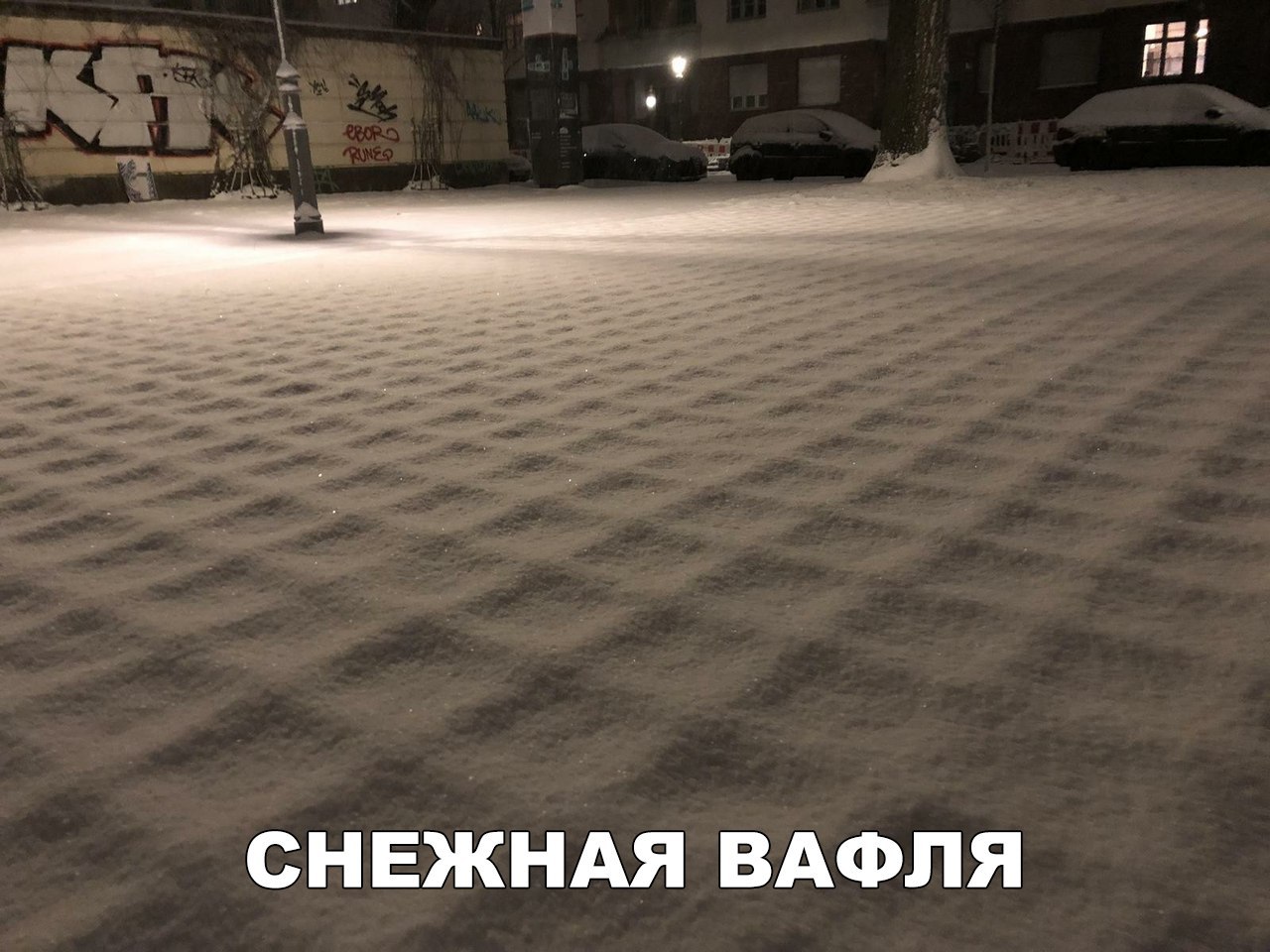 СНЕЖНАЯ ВАФЛЯ