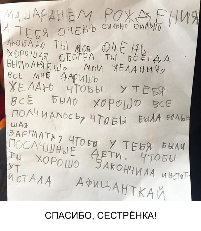 ___ АрдыёИ РОЖёЬЕъёМ ЮГЁЁЯ ОЧЕНЬ СМЬНО Олд Но А 5А0 ТЫ УЭООШАЯ Ес ЗЕНЁгАА ЕШЬ Ми же Вог мне ЭАРИЫЁ Мничу Жщщд ЧТОБЫ у ТЁБЧ Бд Е Был ХОРОШО ВСЕ ПОАЧИААЪ Ь шАя С ЧТОБЫ Бым ть А У Т ЕБЯ вьмц СНЪУЁ 4ЗЕТИ ЧТОБЫ т _д У_ АКОНЧИАА иди СПАСИБО СЕСТРЁНКА