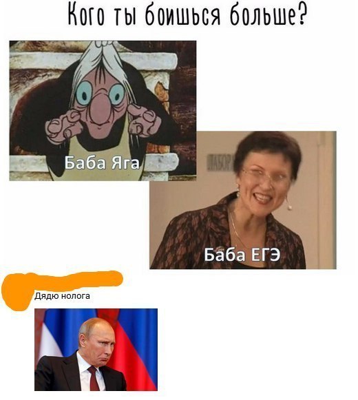 Кто ты боишься больше
