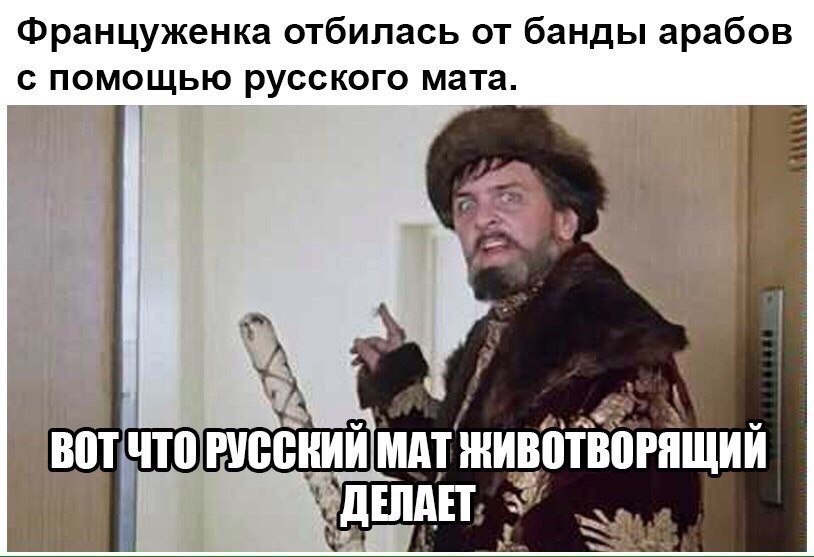 Француженка отбипась от банды арабов с помощью русского мата