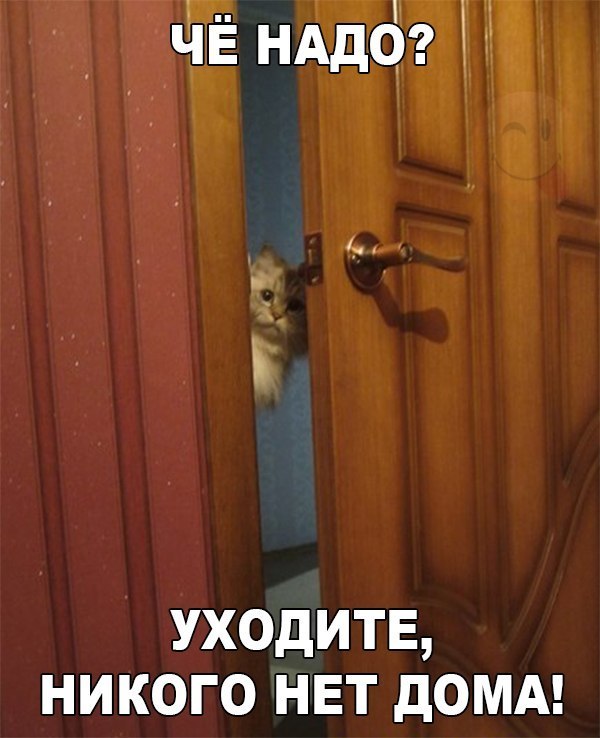 ЧЁ нддёг уходите никого нет домм