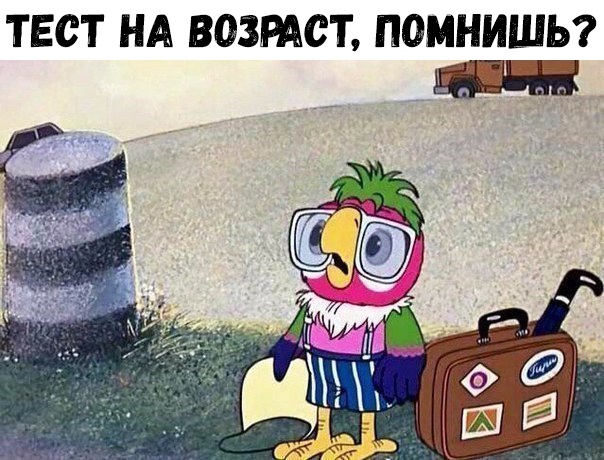 ТЕСТ НА ВОЗРАСТ ПОМНИШЬ