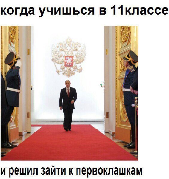 когда учишься в 11классе 1 и решил зайти к первоклашкам