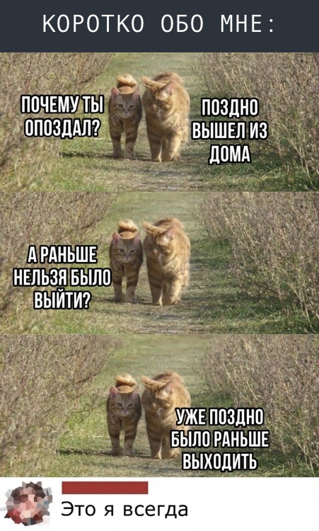 КОРОТКО ОБО МНЕ _ ппчшуты поздно аппзпдт вышгл из домд АРдНЬШЕ нгльзд выло выитт А УЖЕПОЗПНП БЫЛО РАНЬШЕ выходить _ Это я всегда