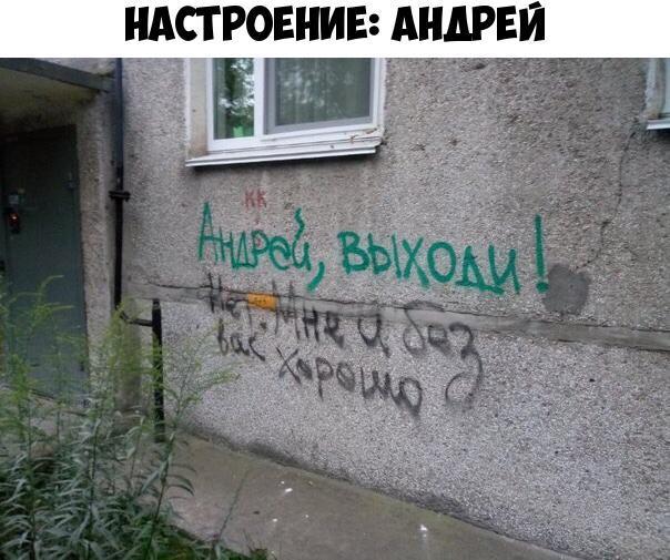 НАСТРОЕНИЕ АНДРЕЙ