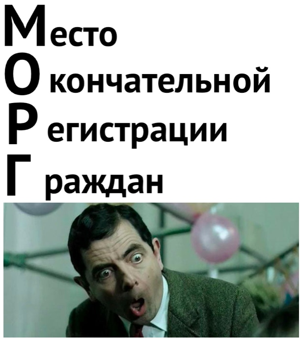 М ВСТО О кончательной Р егистрации