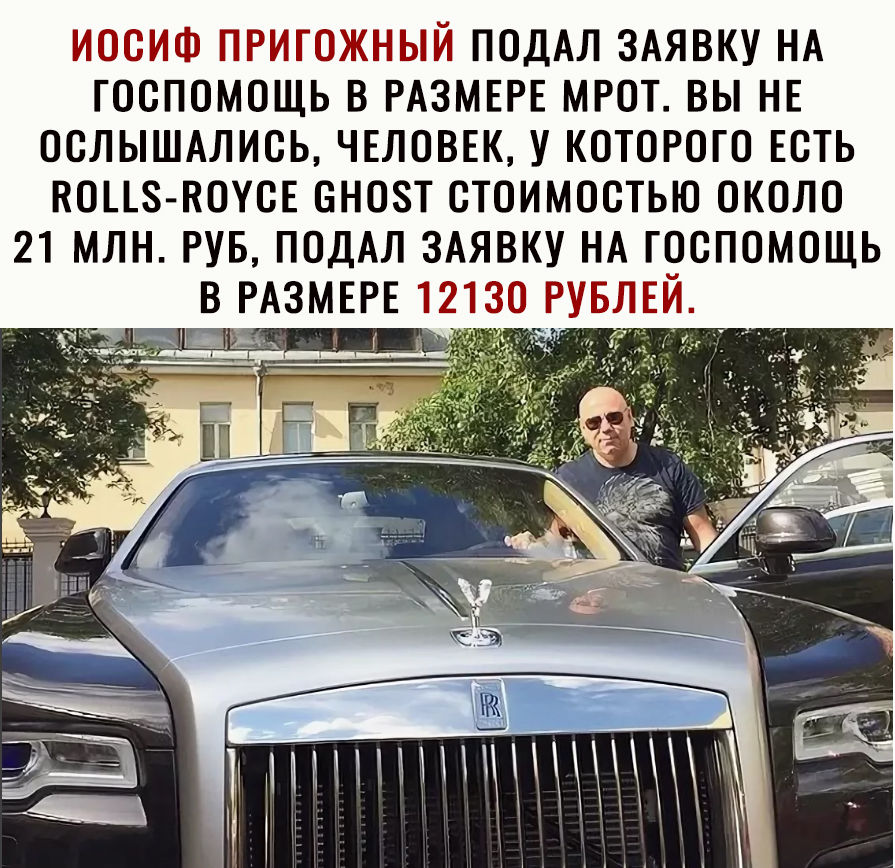 ИООИФ ПРИГОЖНЫЙ ПОДАЛ ЗАЯВКУ НА ГООПОМОЩЬ В РАЗМЕРЕ МРОТ ВЫ НЕ ООЛЫШАЛИОЬ ЧЕЛОВЕК У КОТОРОГО ЕСТЬ ПОЦЗ КОУОЕ ВНОЗТ СТОИМОСТЬЮ ОКОЛО 21 МЛН РУБ ПОДАЛ ЗАЯВКУ НА ГОСПОМОЩЬ В РАЗМЕРЕ 12130 РУБЛЕЙ Г т Аі ЁР _
