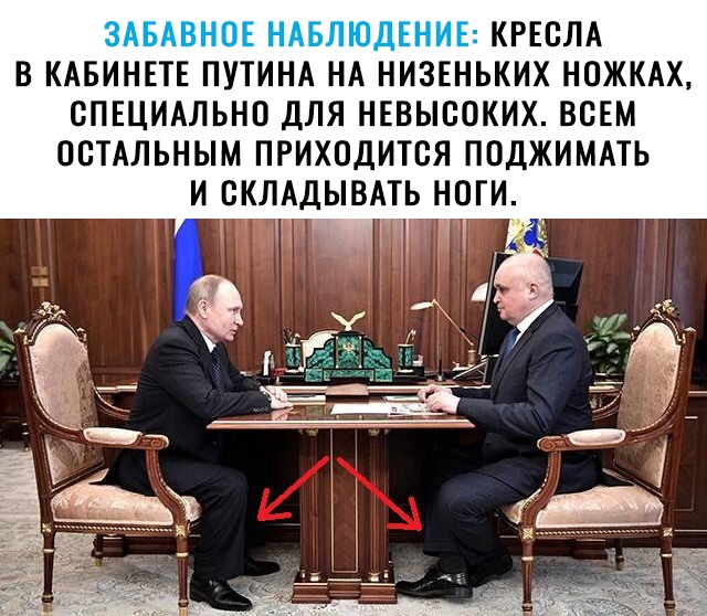 Кресло в кабинете путина