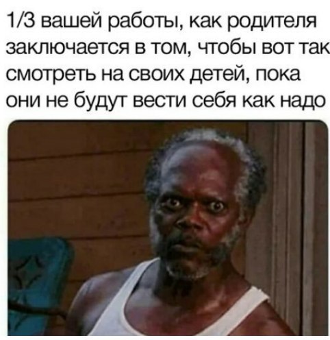 13 вашей работы как родителя заключается в том чтобы вот та смотреть на своих детей пока они не будут вести себя как надо