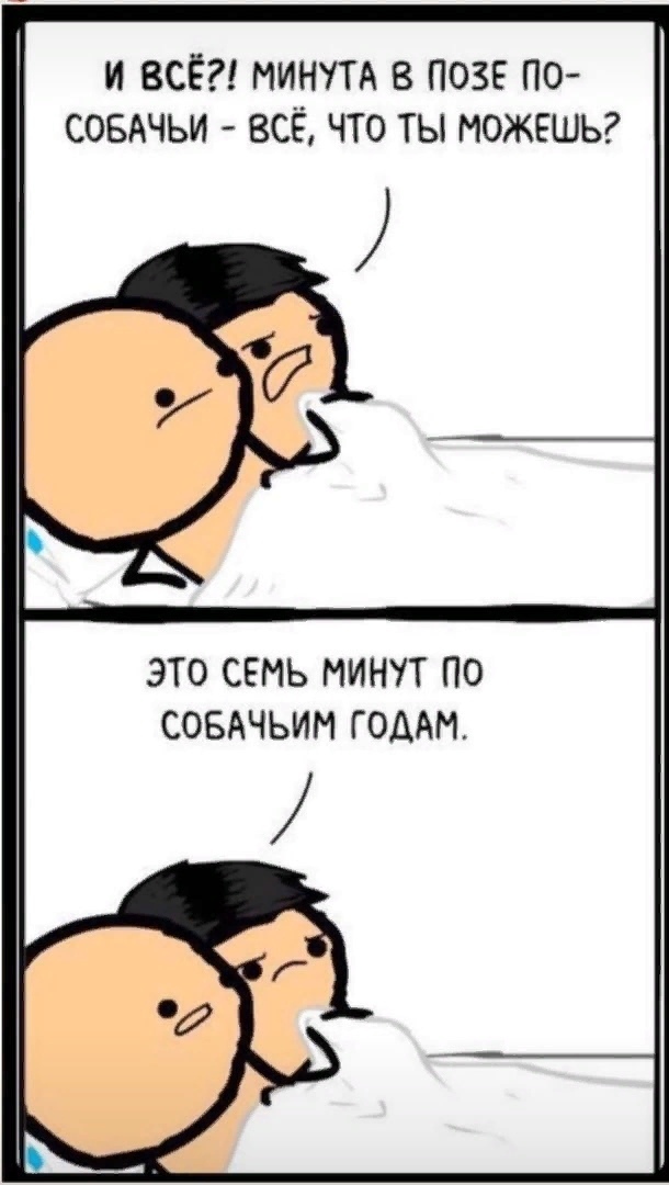 и всё минутд в позе по совдчьи всё что ты можешь ЭТО СЕМЬ МИНУТ ПО СОБАЧЬИМ ГОДАМ