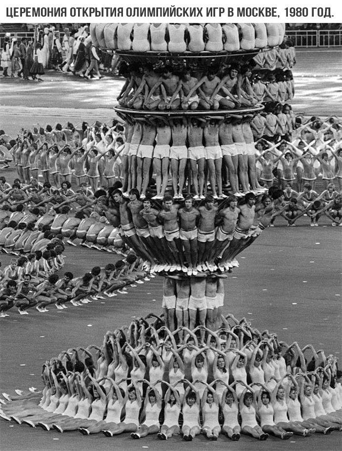 ЦЕРЕМОНИЯ ОТКРЫТИЯ ОЛИМПИЙСКИХ ИГР В МОСКВЕ 1980 ГОД _ _