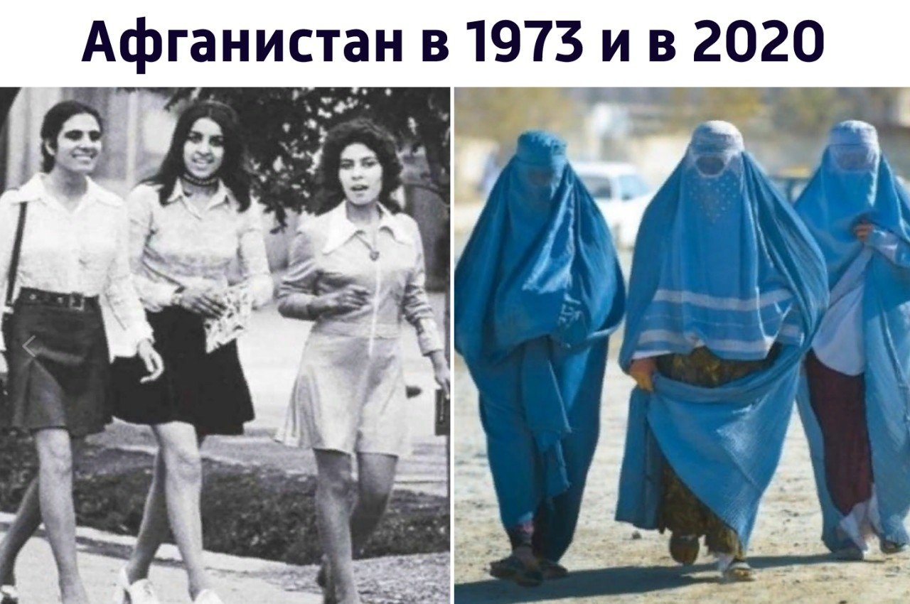 Афганистан в 1973 и в 2020