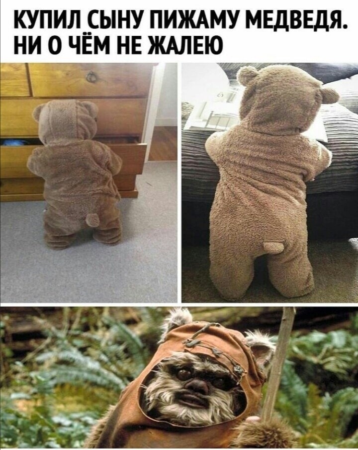 КУПИЛ__СЬНУ ПИЖАМУ МЕДВЕДЯ НИ О ЧЕМ НЕ ЖАЛЕЮ