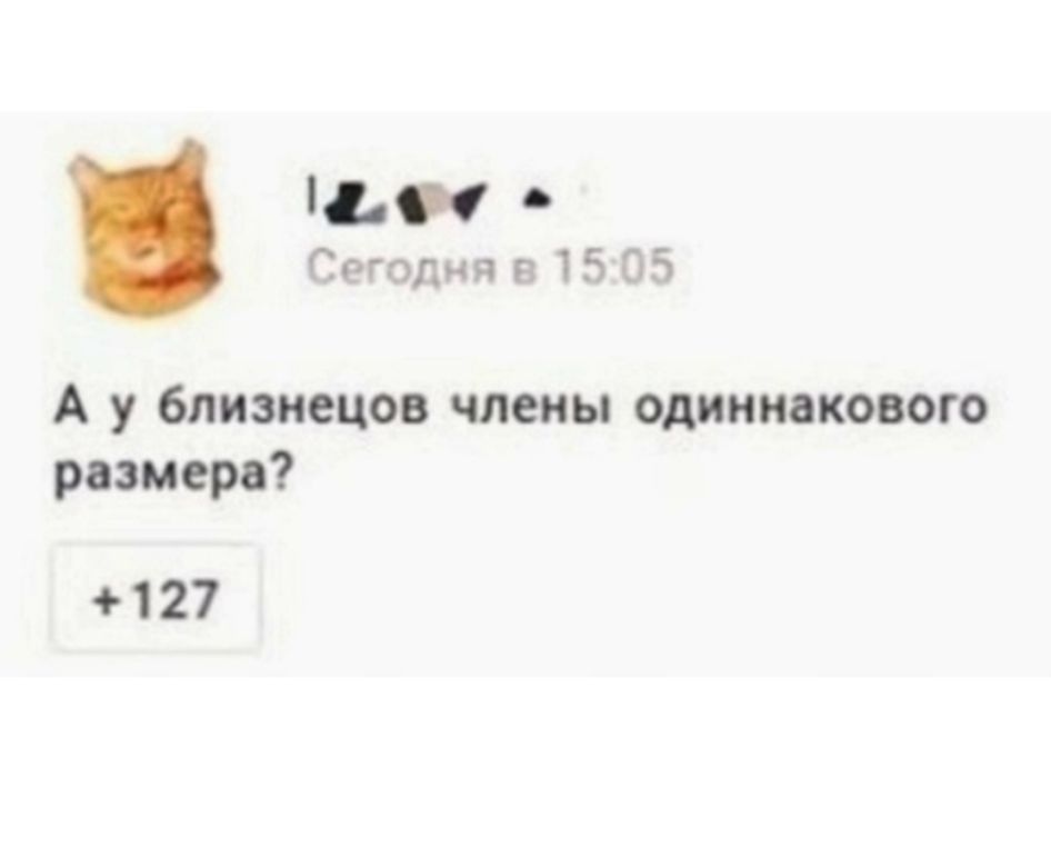ши Сегодня 815 05 А у близнецов члены одиннокового размера 127
