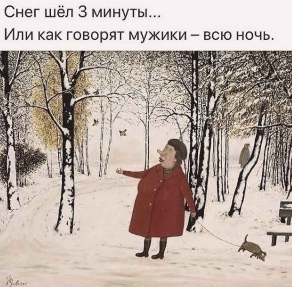 Снег шёл 3 минуты Или как говорят мужики всю ночь 1_х