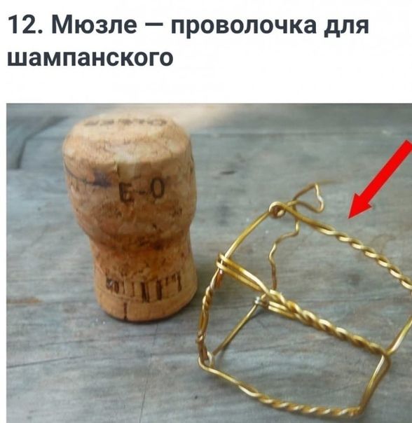 12 Мюзле проволочка для шампанского