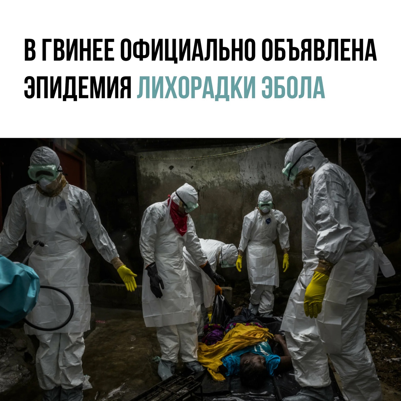 В ГВИНЕЕ ОФИЦИАЛЬНО ОБЪЯВЛЕНА ЗПИДЕМИЯ ЛИХОРАДКИ ЭБОЛА