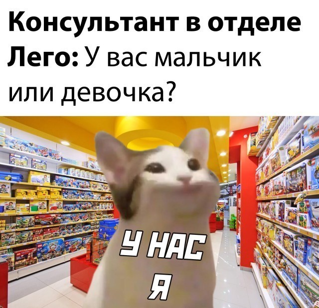 Консультант в отделе Лего У вас мальчик или девочка