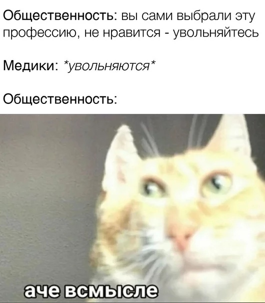 Общественность вы сами выбрали эту профессию не нравится увольняйтесь Медики увольняются Общественность аче всМысле
