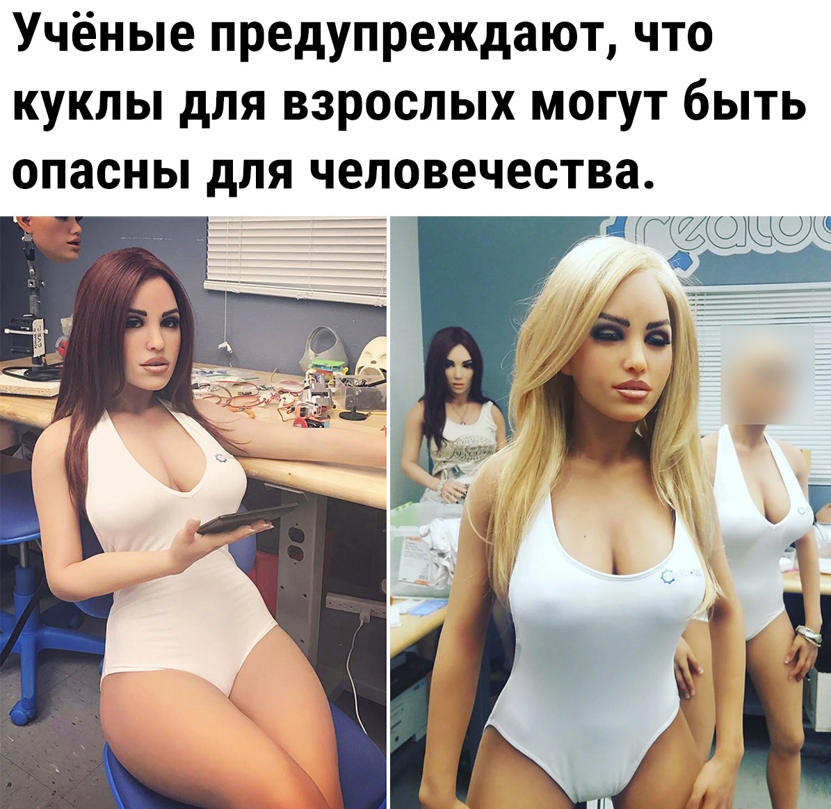Учёные предупреждают что куклы для взрослых могут быть опасны для ЧЭЛОВЕЧЕСТВЗ _ щ 7