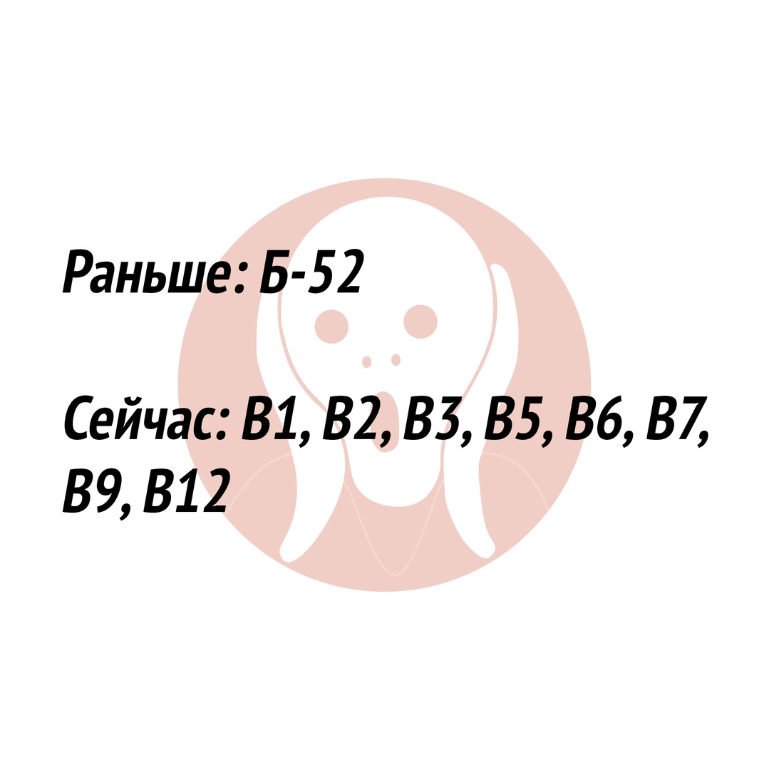 Раньше 5 52 Сейчас В1 В2 ВЗ ВБ 86 В7 89 812