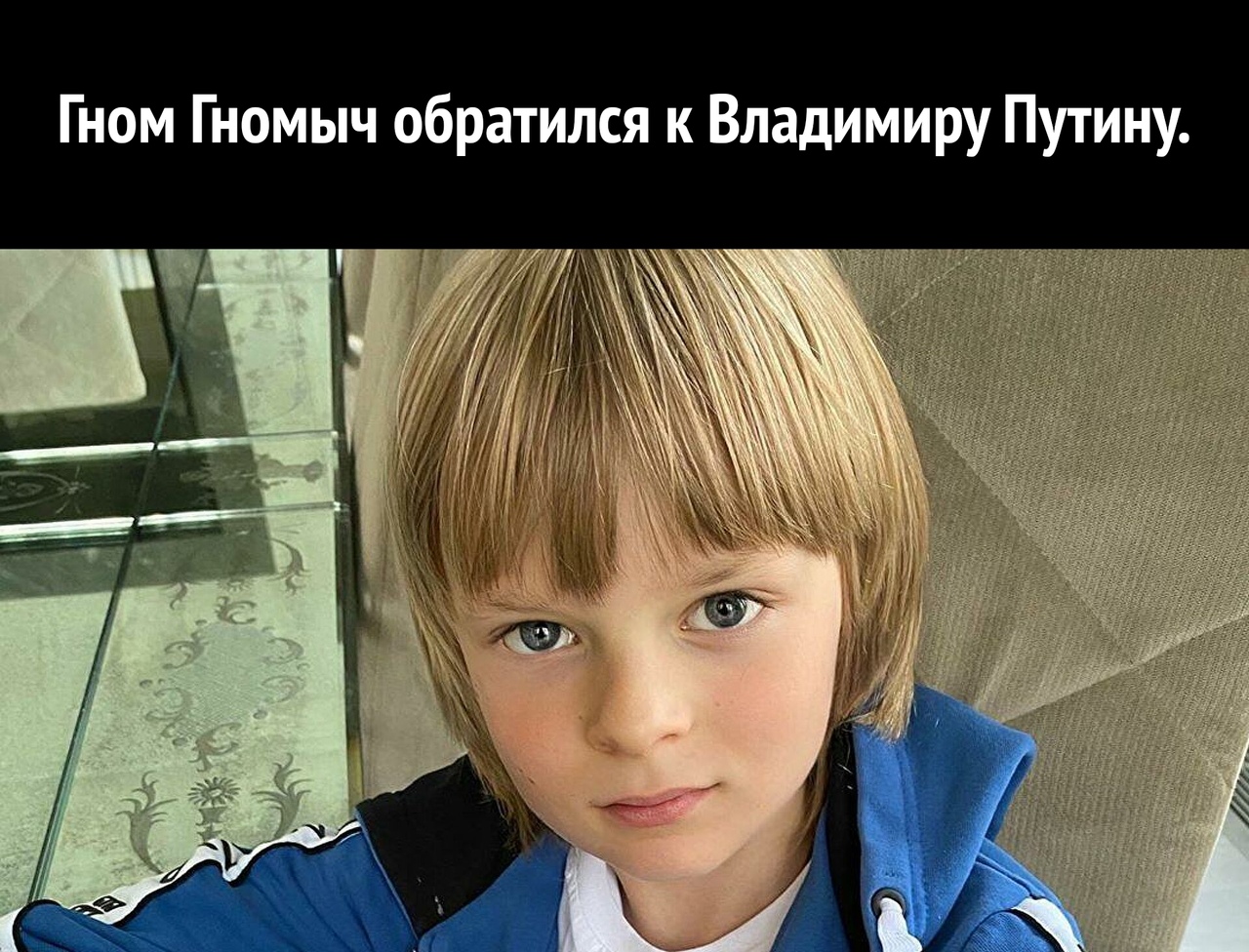 Гном Гномыч обратился к Владимиру Путину