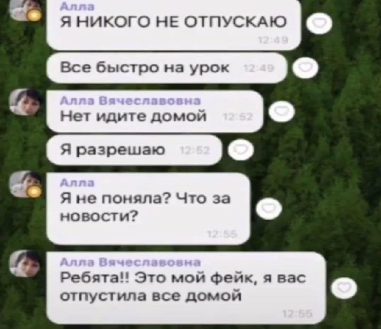 я никого нв отпускдю Все быстро на урок _ _ Я не поняла Что за новости Ребята Это мои Фейк я вас отпустила все домой