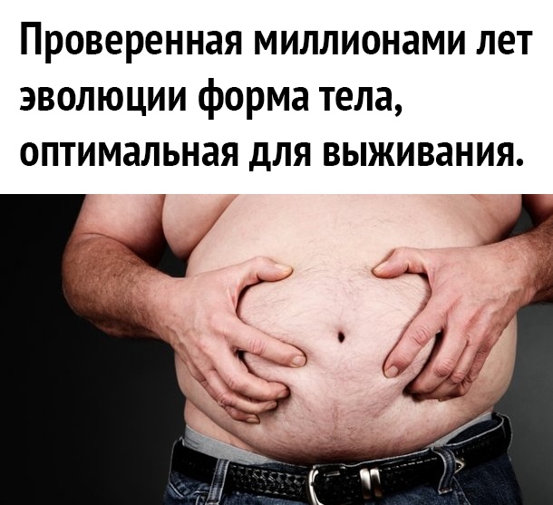 Проверенная миллионами лет эволюции форма тела оптимальная для выживания