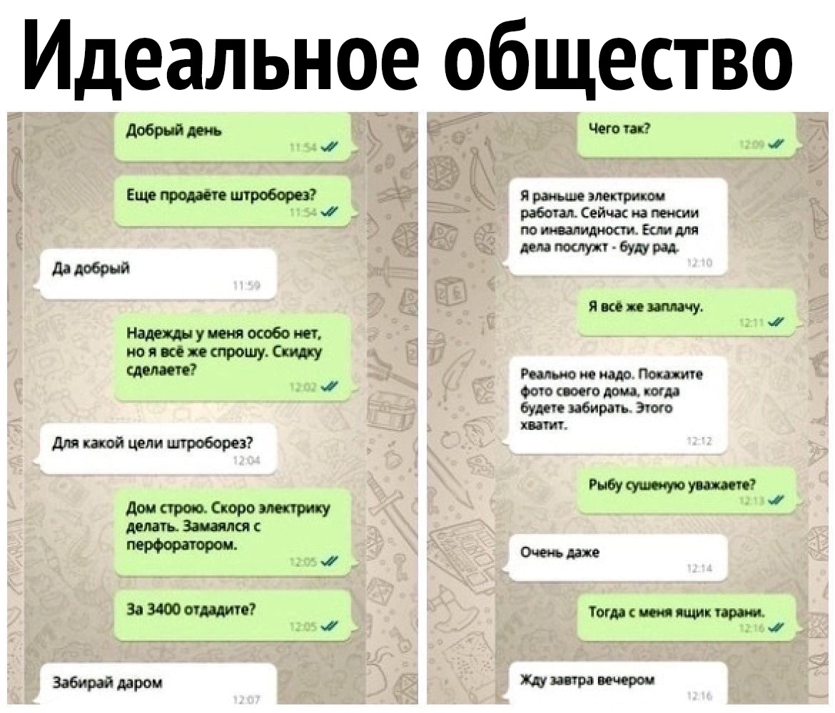 Идеальное общество мя ссобо мя,