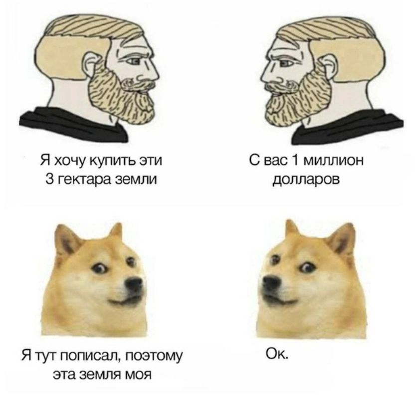 Я хочу купить эти С вас 1 миллион 3 гектара земли долларов Её ы Я тут пописал поэтому Ок эта земля моя