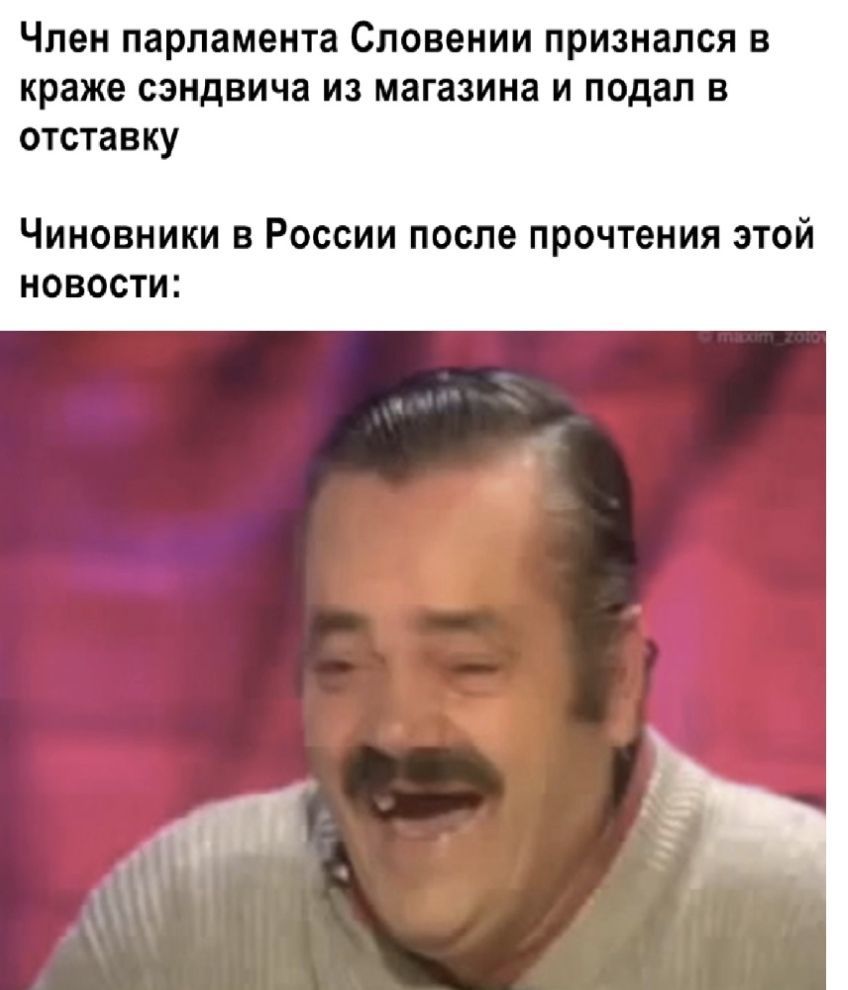 Член парламента Словении признался в краже сэндвича из магазина и подал в отставку Чиновники в России после прочтения этой новости