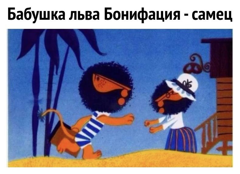 Бабушка льва Бонифация самец