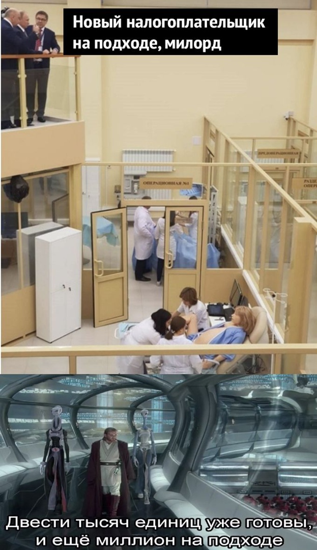 Новый налогоплательщик _ на подходе милорд Двести тысяч единиц готодвЬітл и ещё миллион на пед ходе