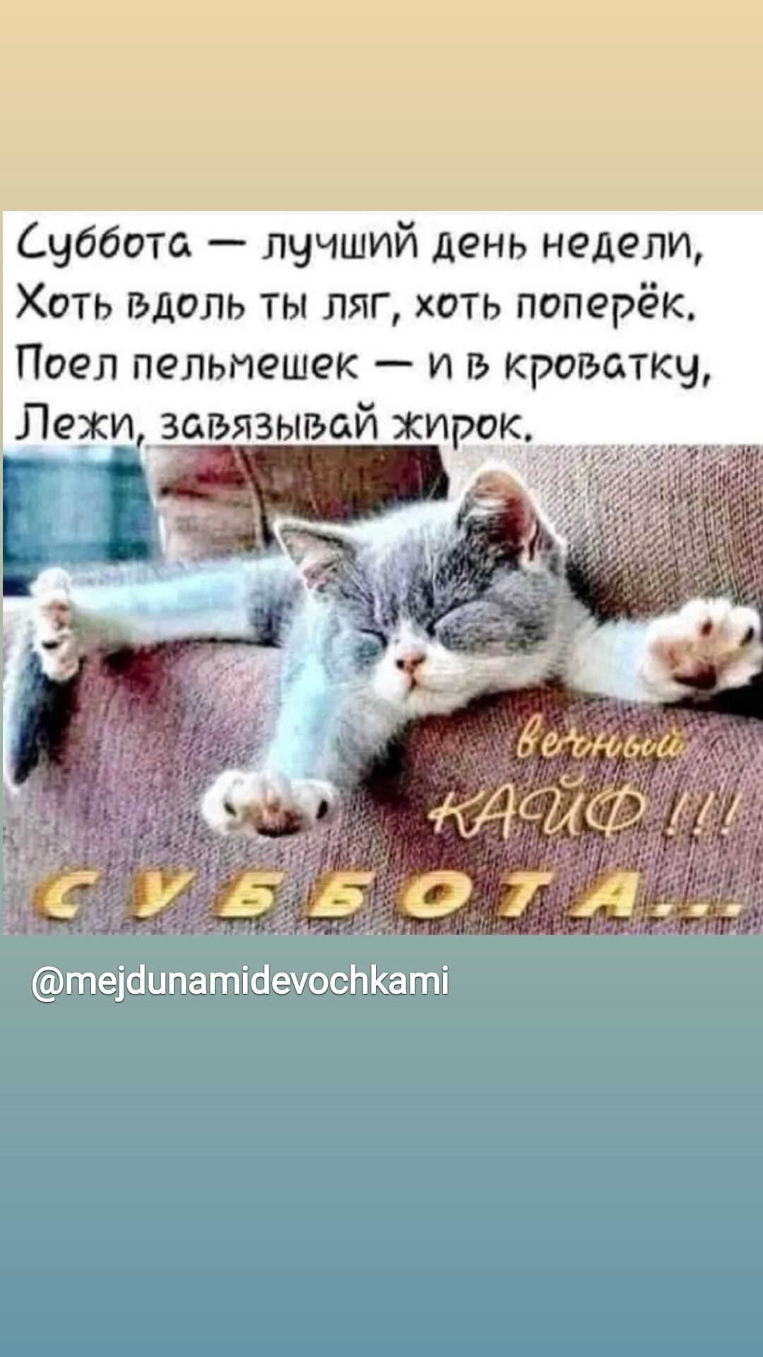 Хоть ложись. Стикеры с пожеланиями на субботу. Сегодня суббота нет а завтра суббота.