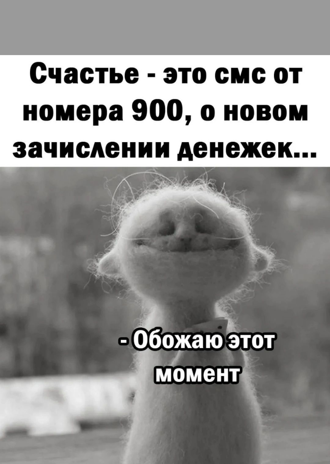 Счастье это сие ОТ номера 900 о новом зачислении денежек 1 в Обожаю этот момент