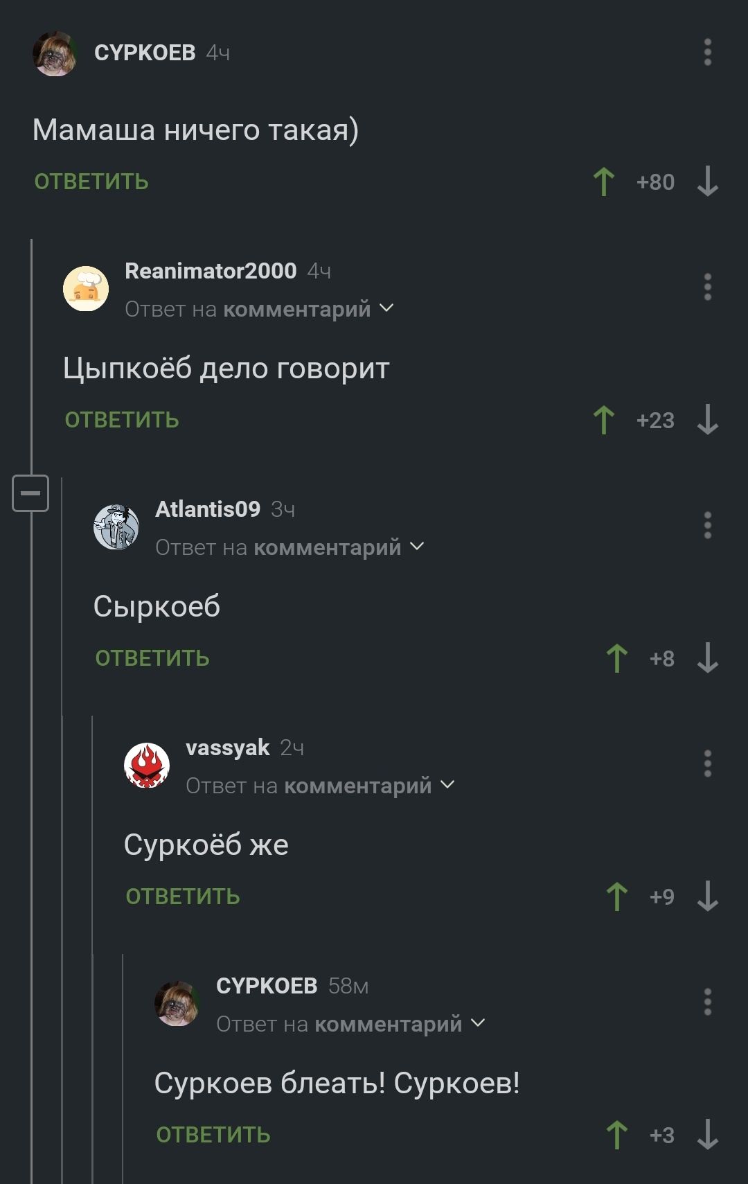 Ь суркоев Мамаша ничего такая отвгтигь ппцітиотпп иоммемприйч Цыпкоёб депо говорит атвыигь мьміюэ оммешриич Сыркоеб отвпить Ы и комментарии ч Суркоёб же отвктить а сужен _аммцщэриич Суркоев бпевть Суркоев огвпить т цю т а