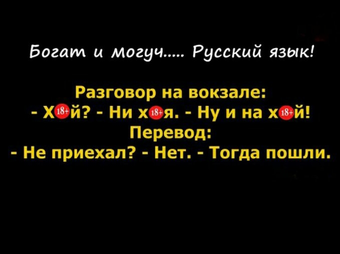 Богам и могуч Русский язык Разговор на вокзале Хй Ни хя Ну и на хй Перевод Не приехал Нет Тогда пошли