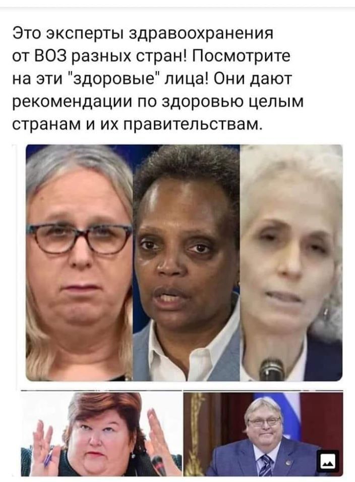 Это эксперты здравоохранения от 803 разных стран Посмотрите на эти здоровые лица Они дают рекомендации по здоровью целым странам и их правительствам