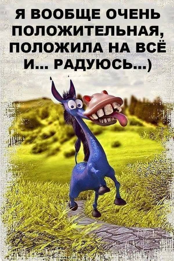 я воовщв очень положительндя положипА НА ВСЁ и РАДУЮСЬ