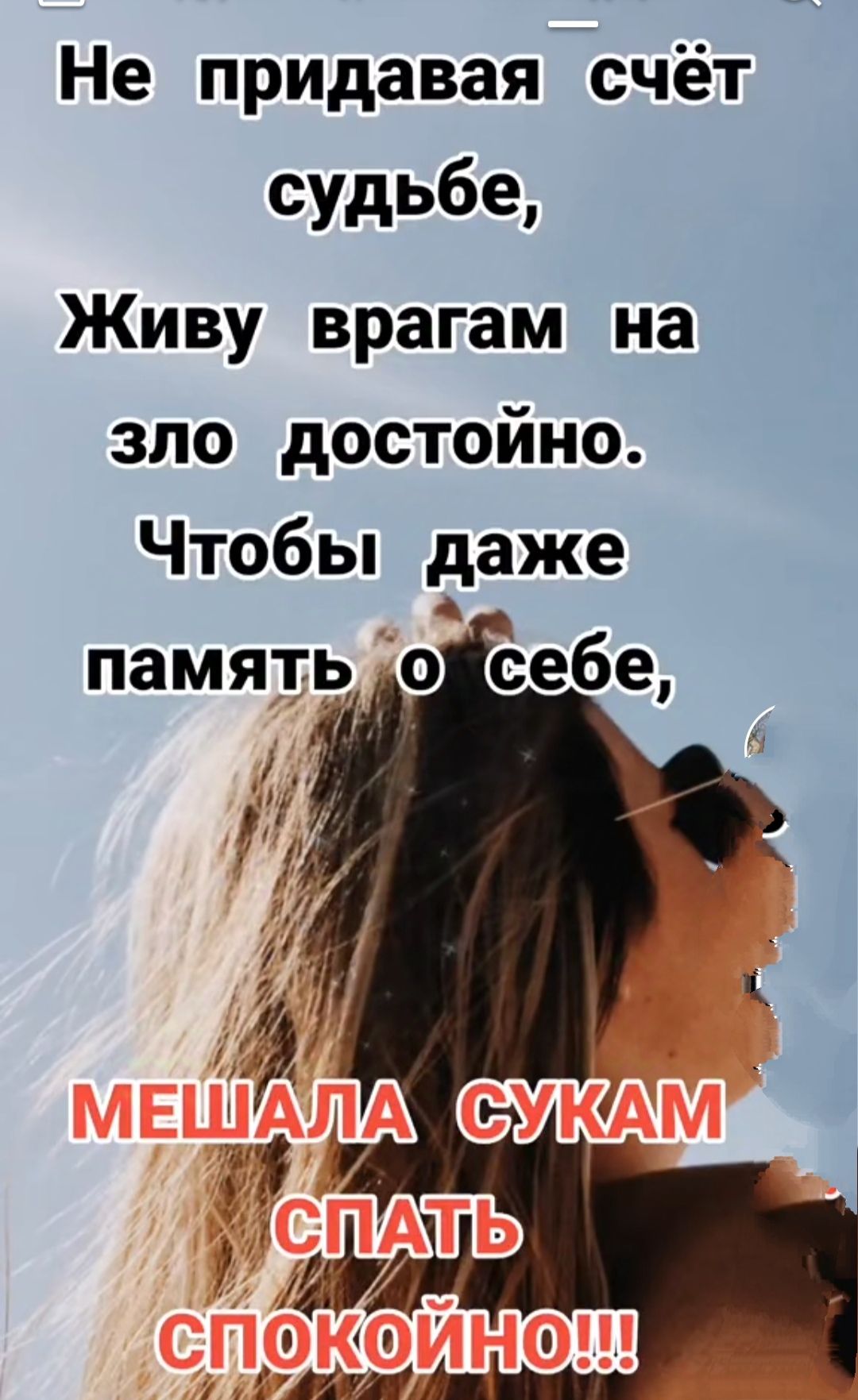 Не придавая счёт судьбе Живу врагам на зло достойно Чтобы даже память ойсебе