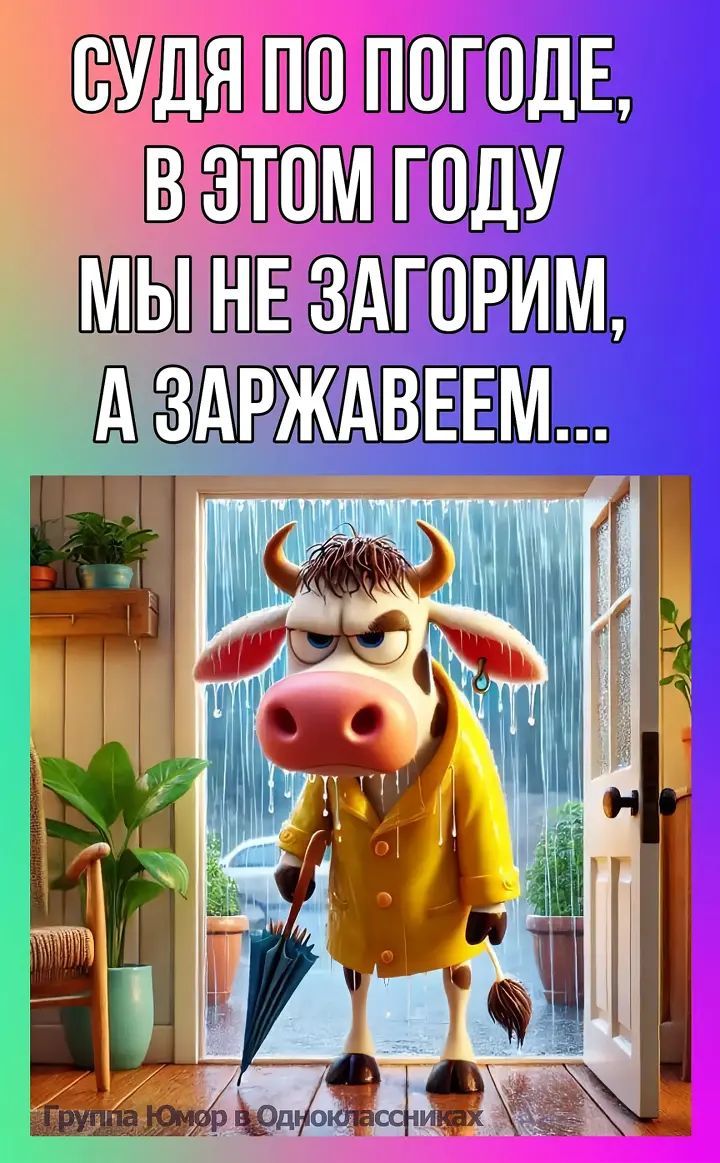 СУДЯ ПО ПОГОДЕ, В ЭТОМ ГОДУ МЫ НЕ ЗАГОРИМ, А ЗАРЖАВЕЕМ...