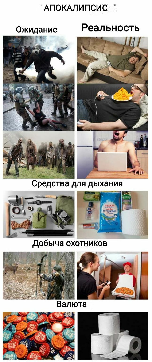 АПОКАЛИПСИС Ожидание Реальность ша СТВЗ для дыхания