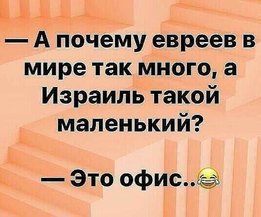Ь А поЧему евреев в мире так много а Израиль такой маленький Это офис