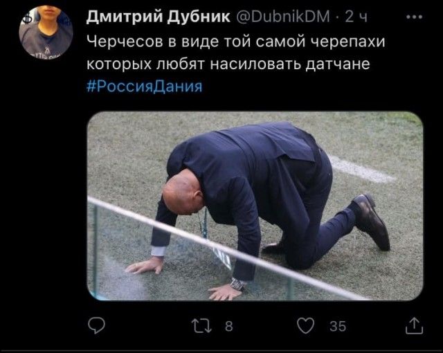 дмитрий дубник ОЦЬПіКВМ 2 ч Черчесов в виде той самой черепахи которых любят насиловать датчане Россипдания