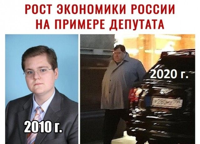 Рост экономики россии на примере депутата