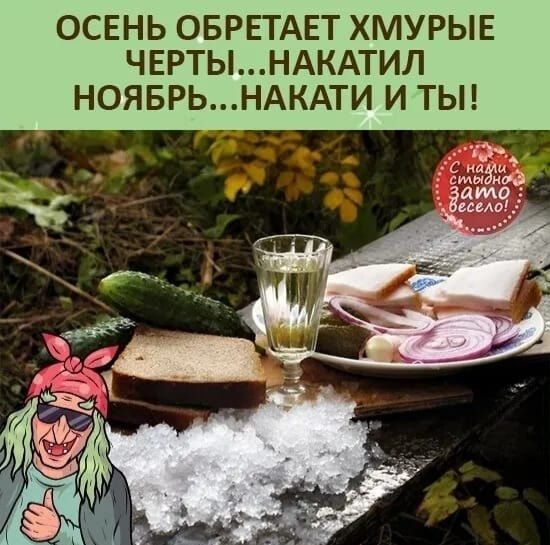 ОСЕНЬ ОБРЕТАЕТ ХМУРЫЕ ЧЕРТЫНАКАТИЛ НОЯБРЬНАКАТИ И ТЫ