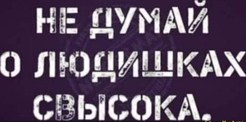 на думай людишкдх съзысокд